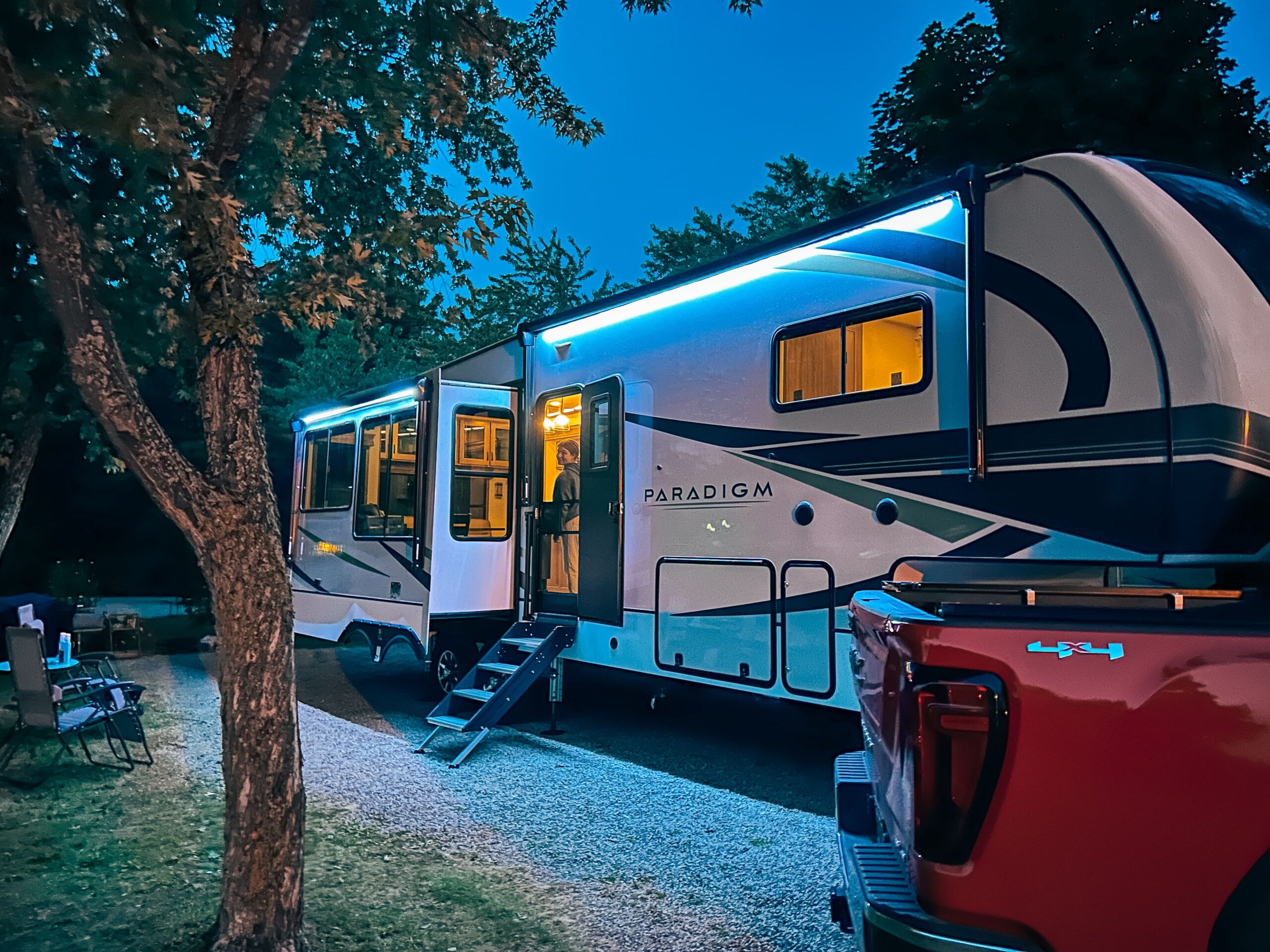 Alliance Paradigm 310RL at night