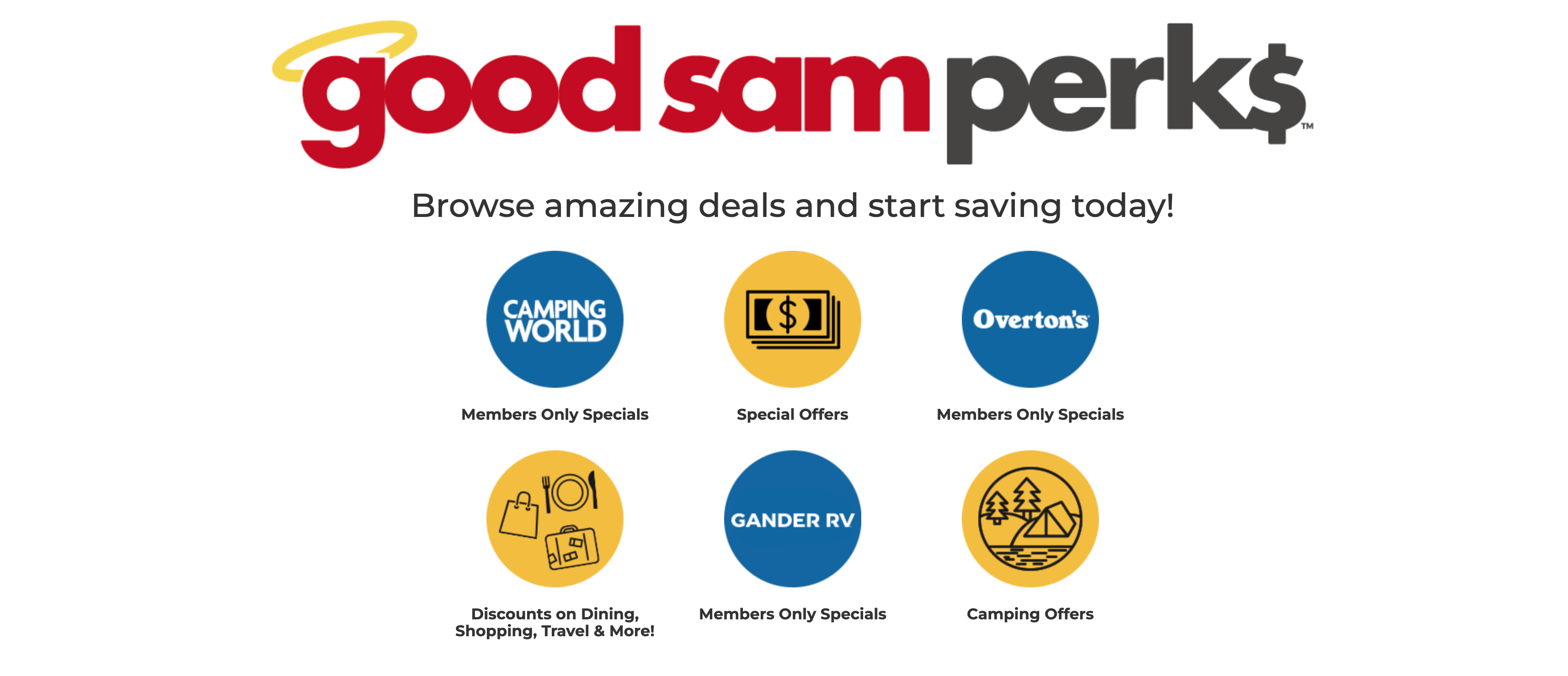 Good Sam RV memberships