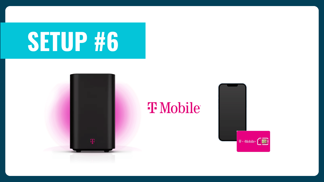 Starlink satellite and T-Mobile iPhone