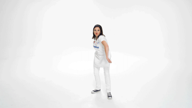 Flo from Progressive kicking and punching for truck and trailer insurance