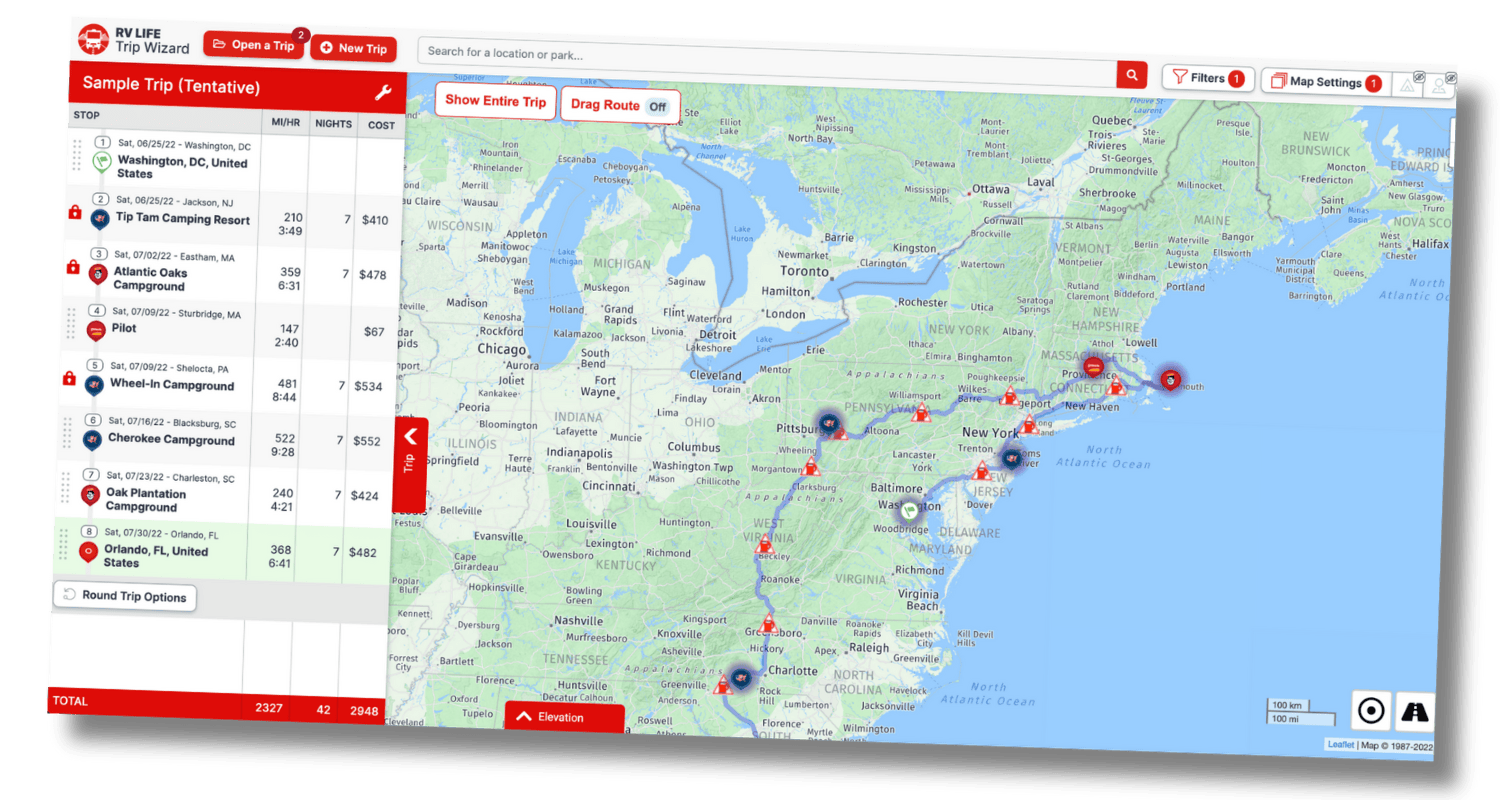 RV Trip Planning - Blog Post RV Trip Planning - Blog Post